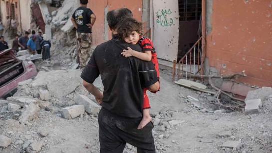 Iraks näst största stad är förstörd av terrorister.