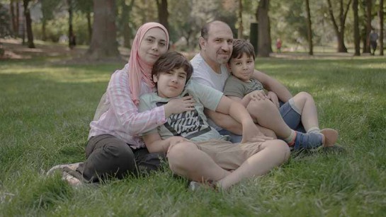 Ahmad och Ahlams nycklar till sitt hem i Homs samt nyckelring.