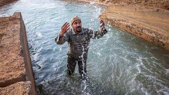 UNHCR har reparerat en kanal i Aleppo, Syrien så att bönder kan odla sin mark igen.