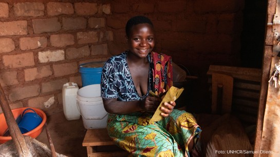 Emelyne har kunnat återvända hem till Burundi